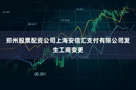 郑州股票配资公司上海安信汇支付有限公司发生工商变更